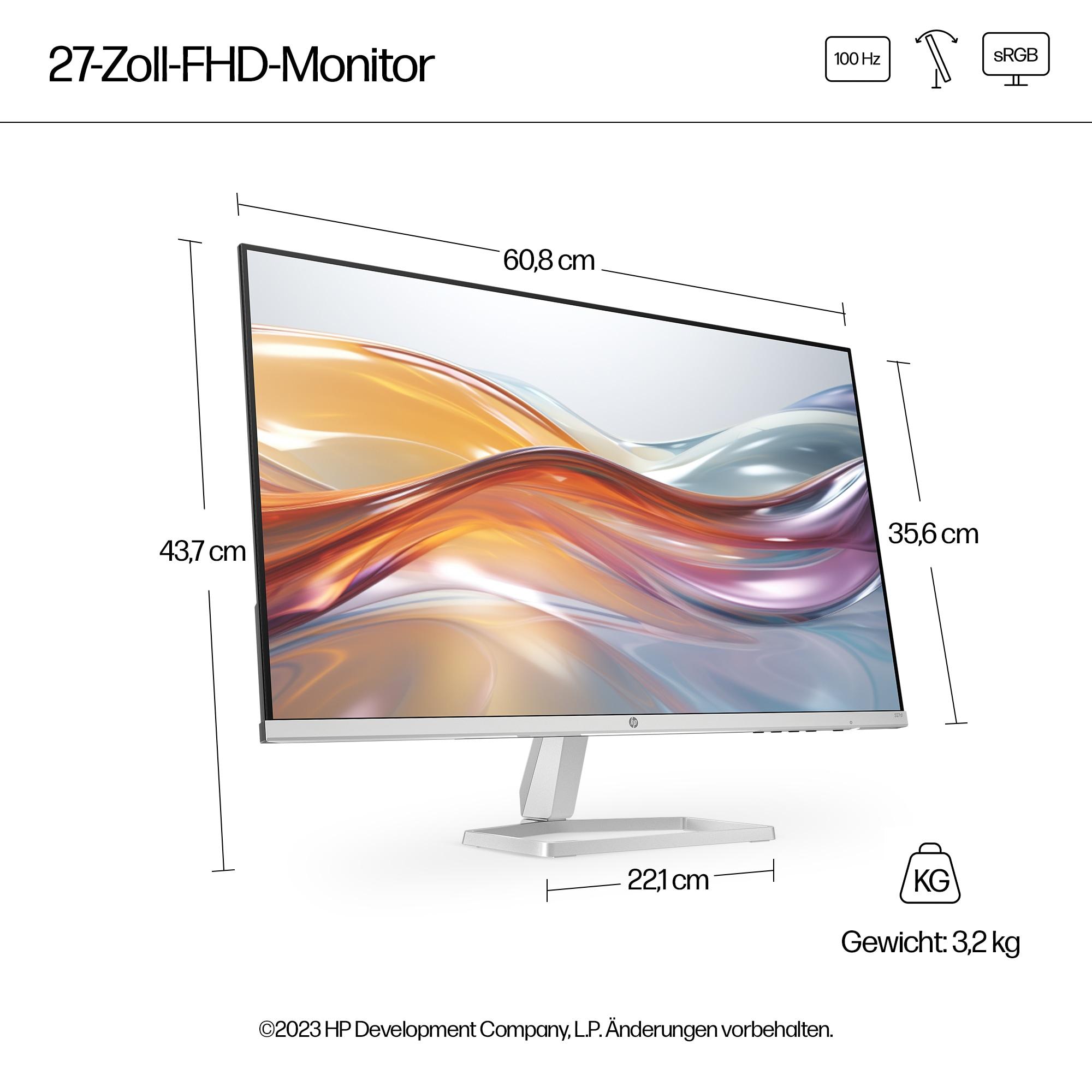 HP Monitor 527sf / 94F44E9#ABB Bianco Standard 68,6 cm (27")