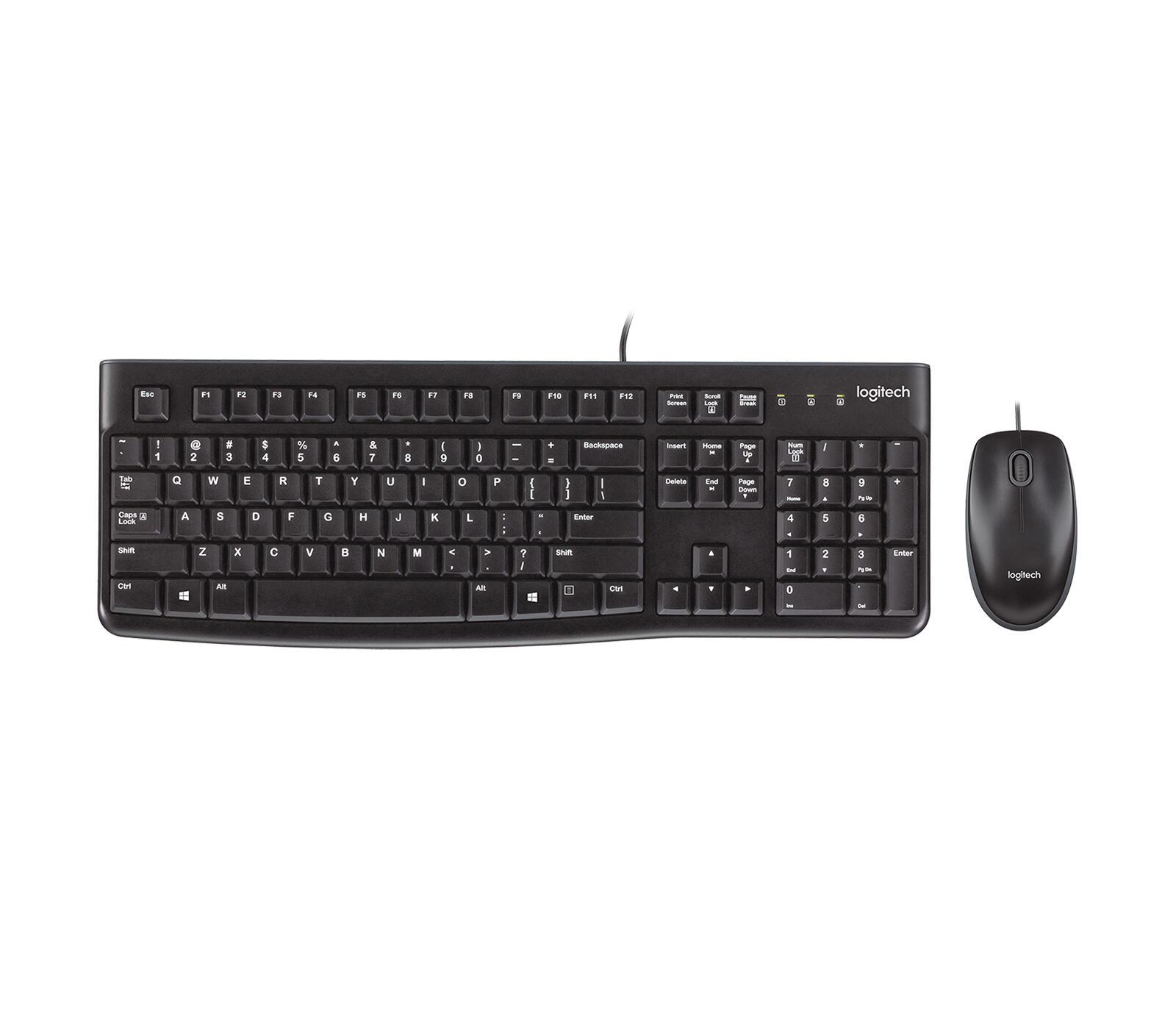 Logitech Set di mouse e tastiera MK120 / 920-002562 Nero