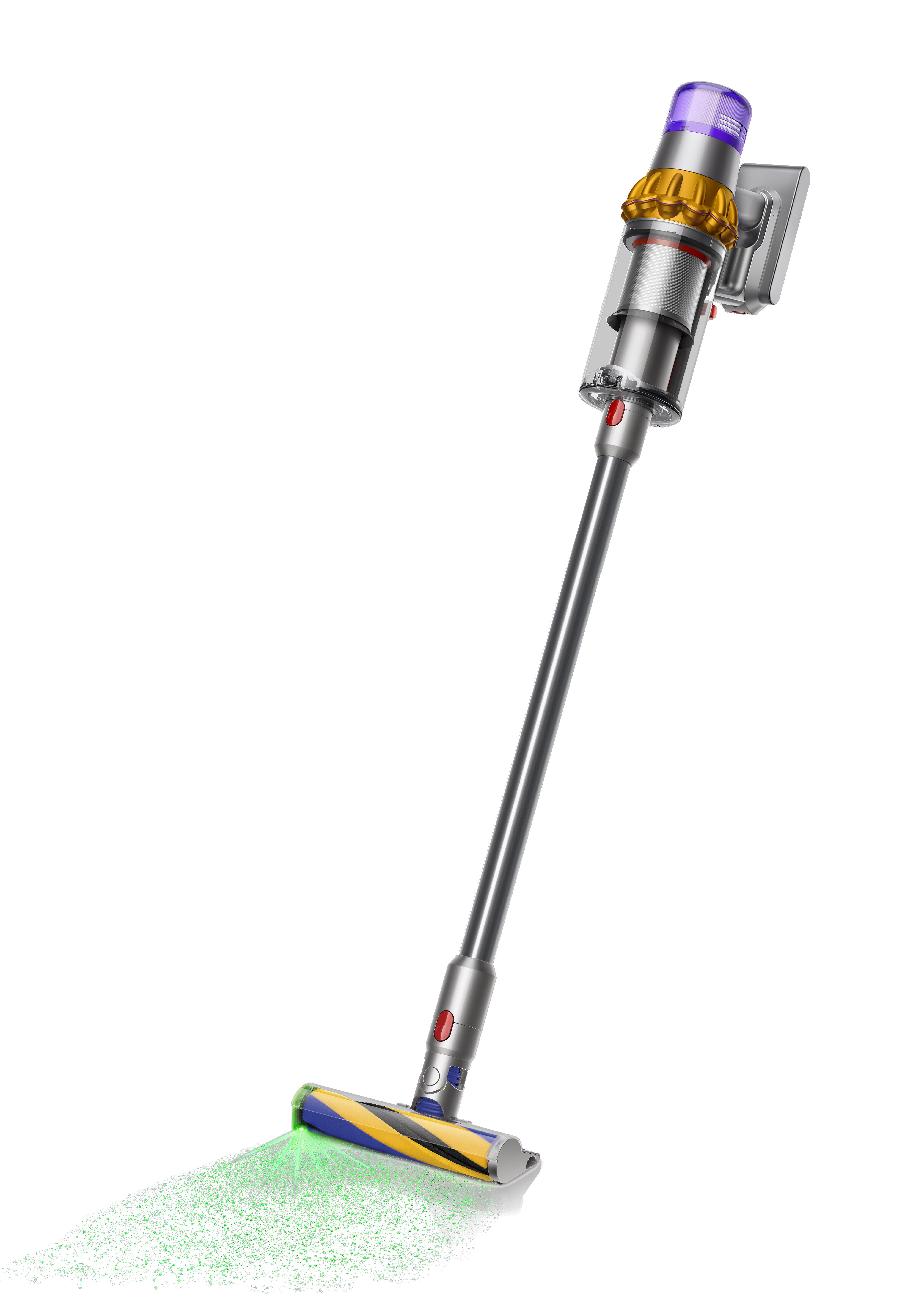 Dyson Aspirateur à main V15 Detect Absolute / 446986-01 Nickel, jaune