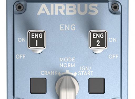 Thrustmaster Contrôleur TCA Quadrant Airbus Edition / 2960840 Noir, bleu