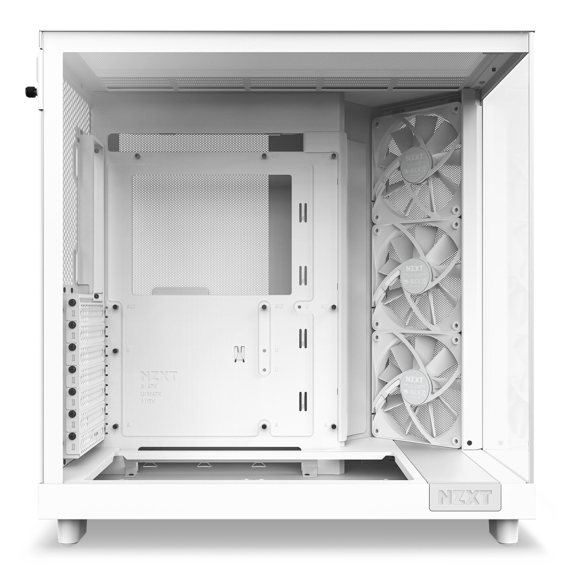 NZXT Boîtier PC H6 Flow / CC-H61FW-01 Blanc