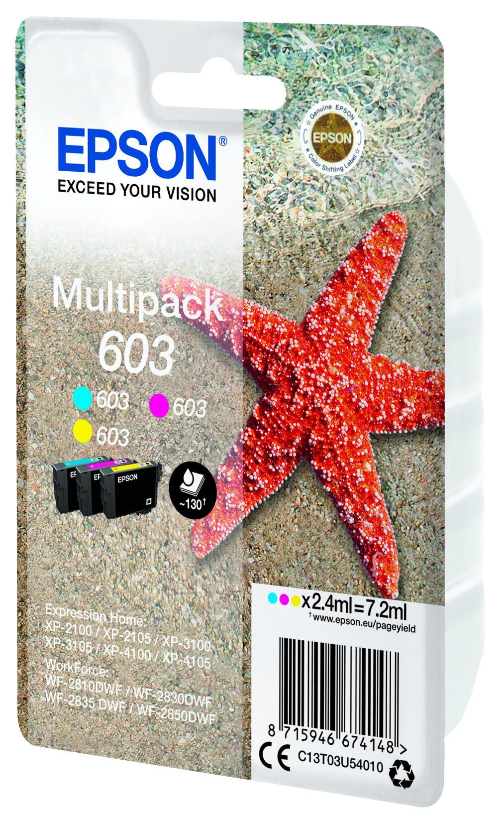 Epson Inchiostro 603 / C13T03U54010 C,M,Y Multipack