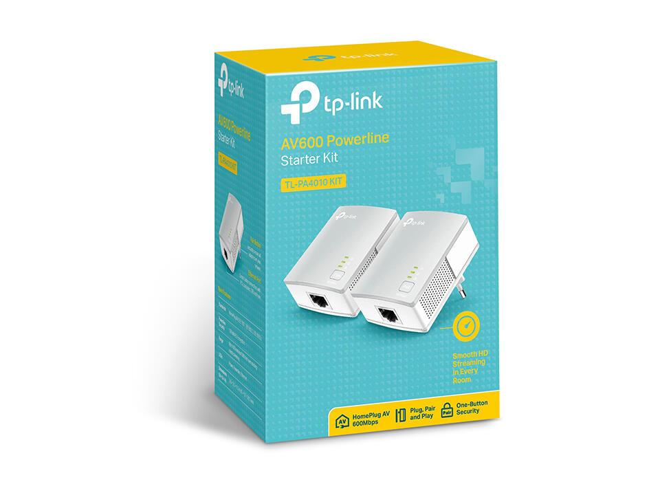 TP-Link Estación eléctrica TL-PA4010 Kit / TL-PA4010KIT Blanco Multipack