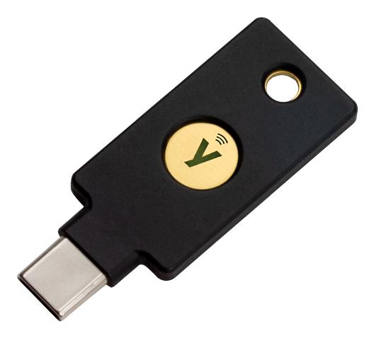 Yubico Clave de seguridad YubiKey 5C NFC / 100918 Negro
