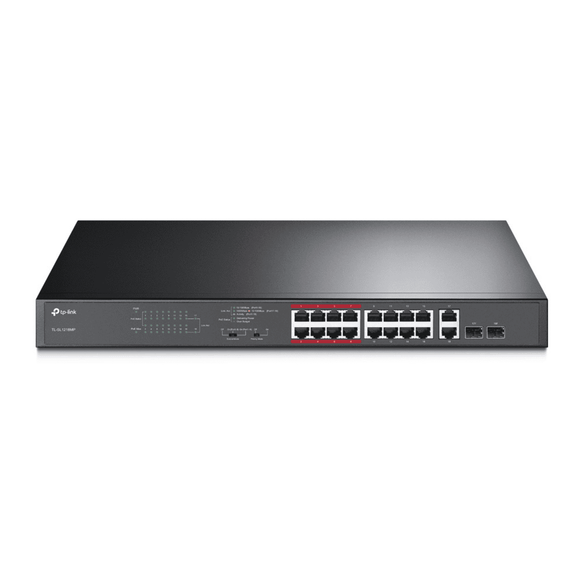TP-LINK Switch JetStream SL1218MP / TL-SL1218MP Black