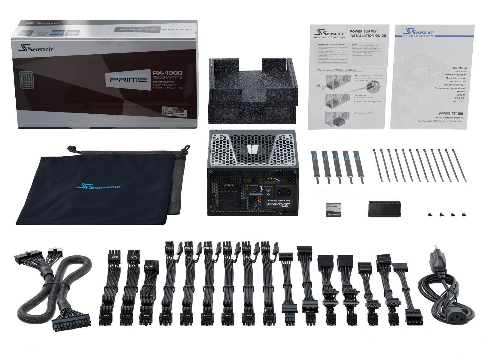 Seasonic Alimentation pour PC Prime TX-1300 / PRIME-TX-1300-ATX30 Noir