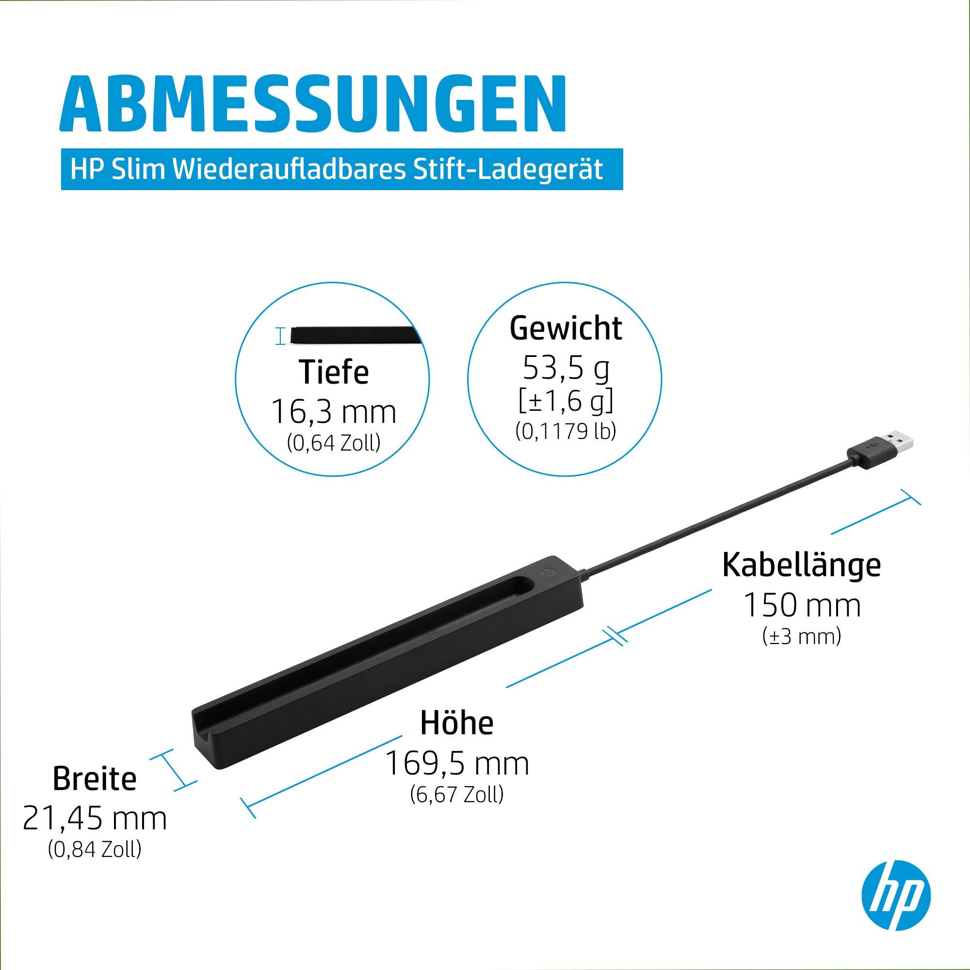 HP Estación de carga für Slim Pen / 4X491AA#AC3 Negro