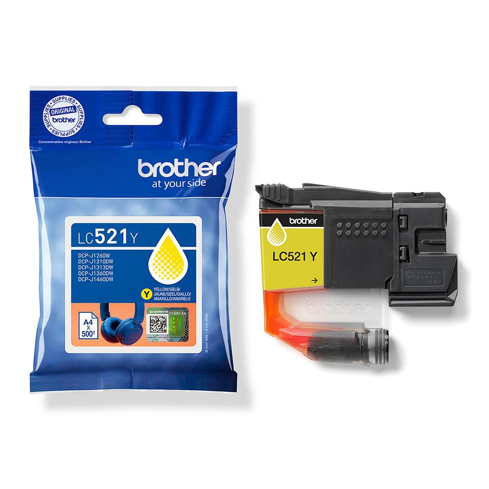 Brother Inchiostro LC-521Y / LC521Y Giallo Standard