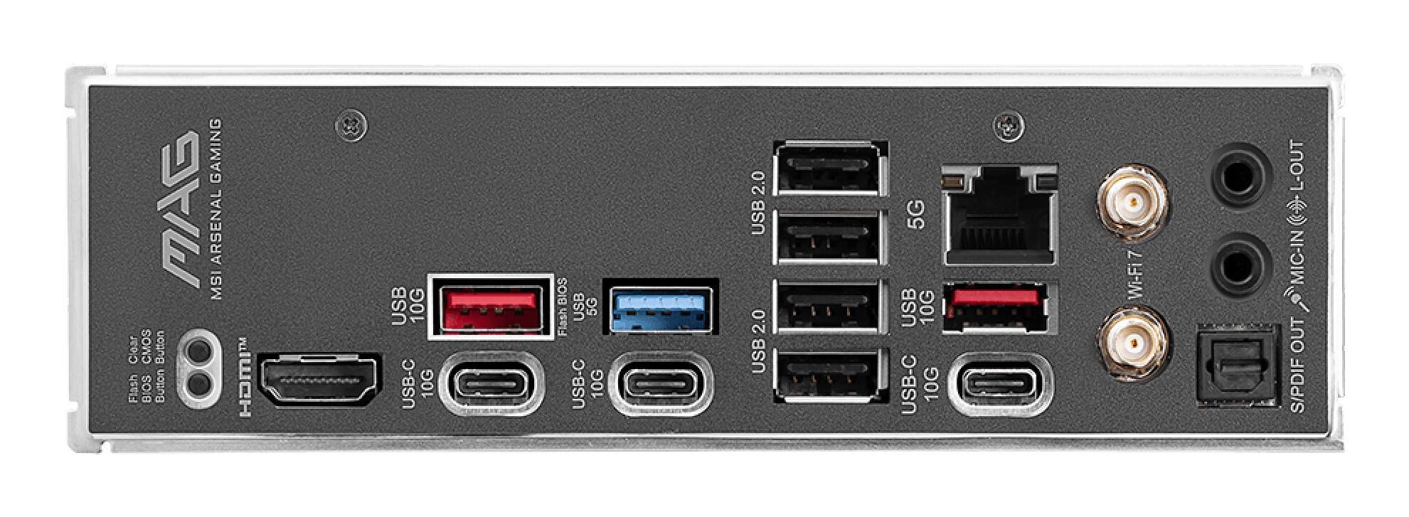 MSI Mainboard MAG B850 TOMAHAWK MAX WIFI / 7E62-002R White