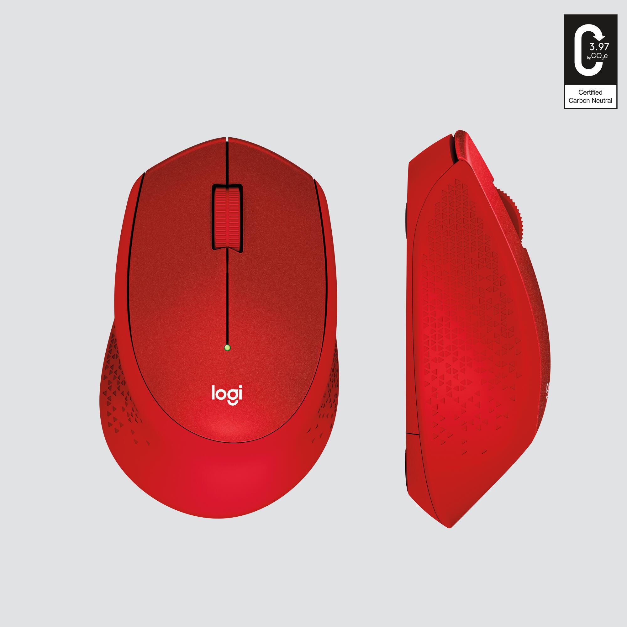 Logitech Maus M330 Silent Plus / 910-004911 Rot
