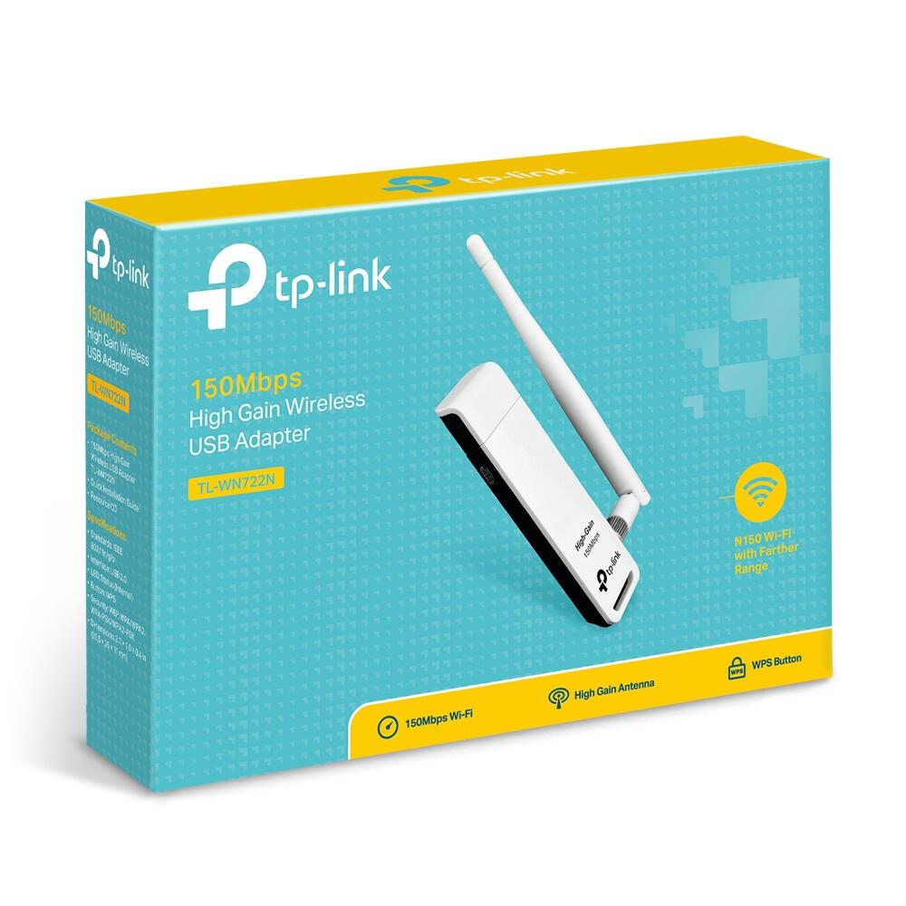 TP-Link Antenne WLAN USB TL-WN722N / TL-WN722N Noir, blanc