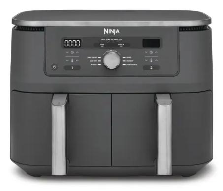 SharkNinja Heißluft Fritteuse Ninja Max Dual Zone / DZ400EU Grau