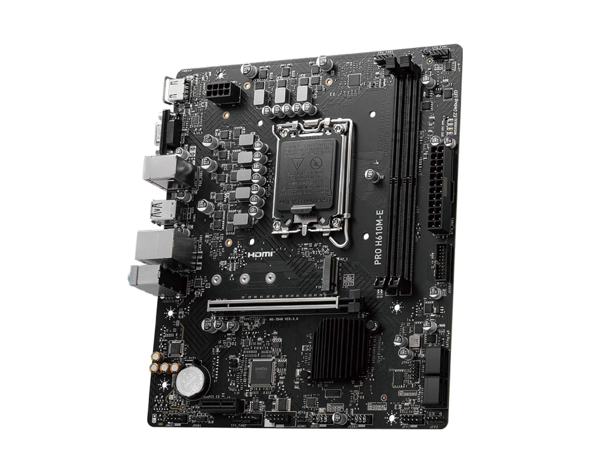MSI Mainboard PRO H610M-E / 7D48-019R