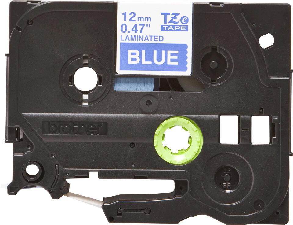 Brother Cinta de color TZE-535 / TZE535 Blanco, azul