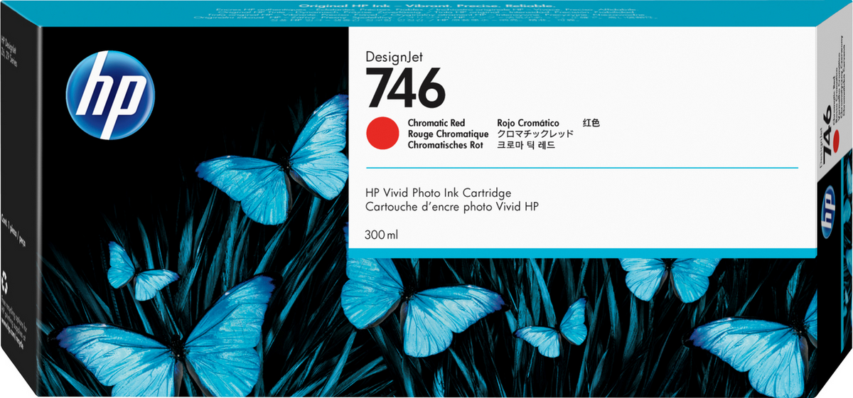 HP Tinta 746 / P2V81A Rojo