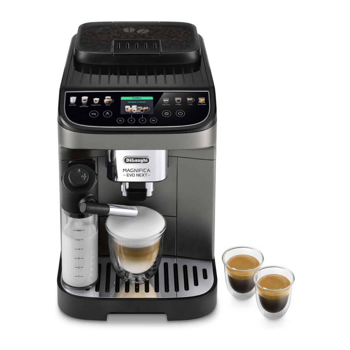De'Longhi Kaffeevollautomat Magnifica Evo Milk / ECAM290.81.TB Grau