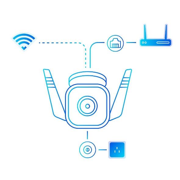 TP-Link Überwachungskamera TC65 / TC65 Weiß