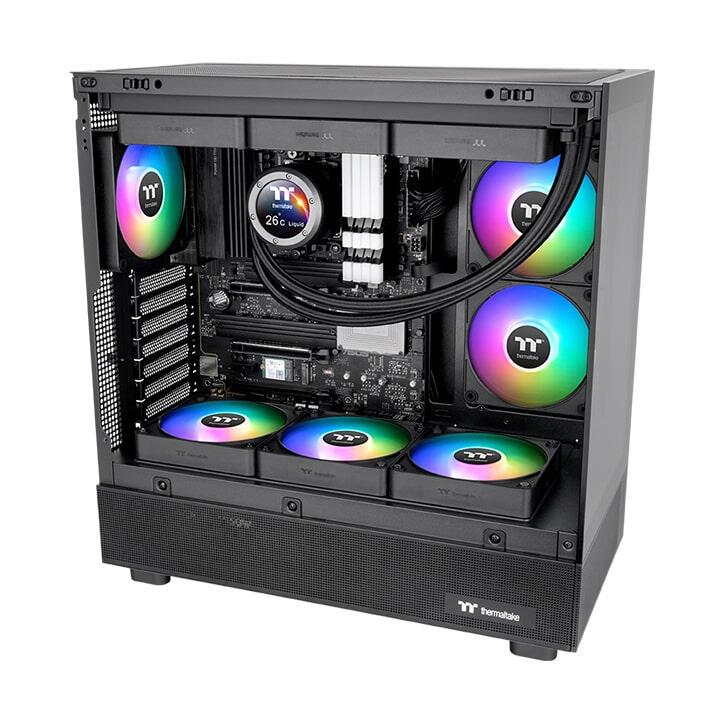 Thermaltake Fan CT120 EX Reverse ARGB Sync / CL-F192-PL12SW-A Black 3-Pack