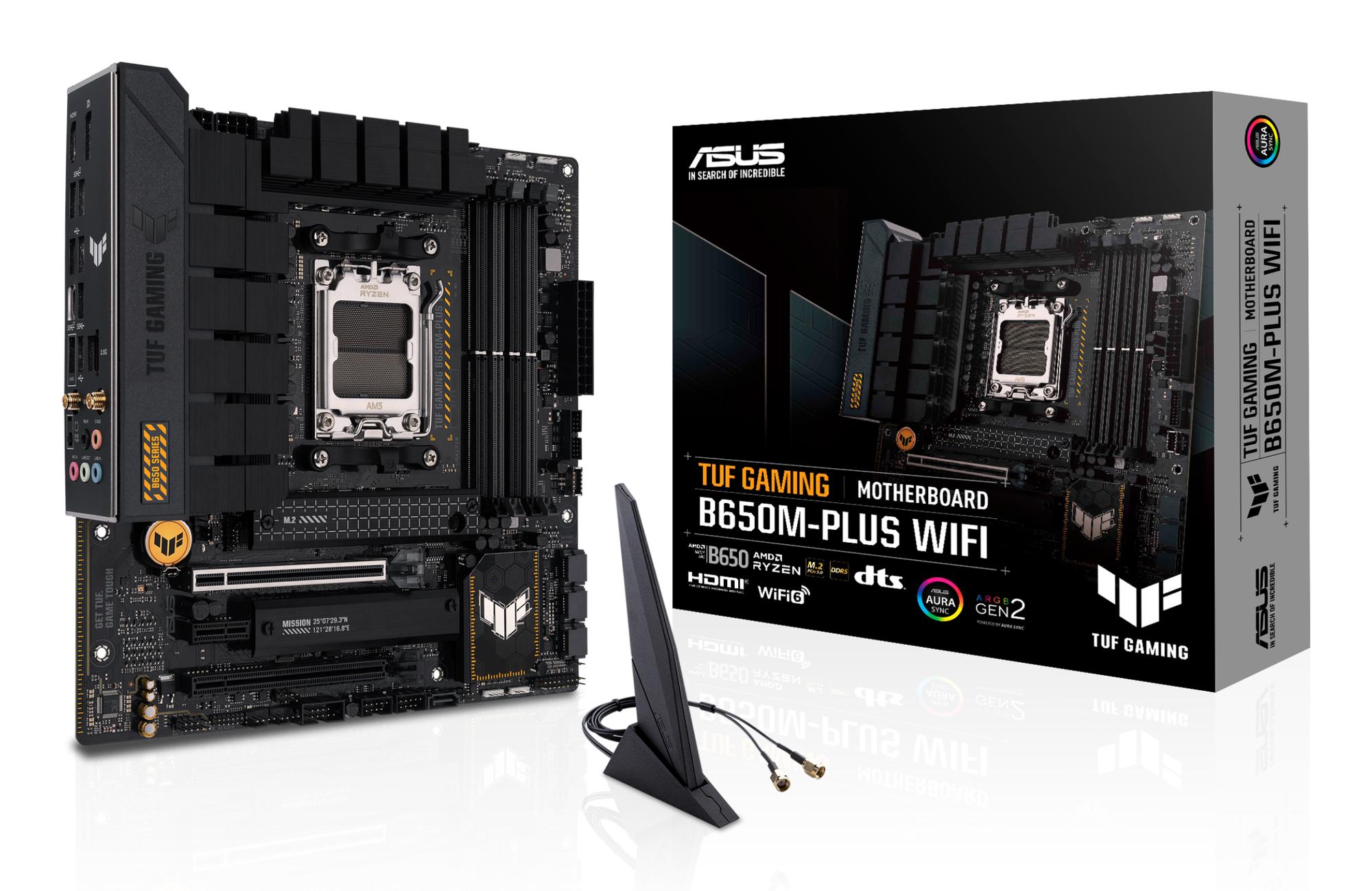 ASUS Mainboard TUF GAMING B650M-PLUS WIFI / 90MB1BF0-M0EAY0 Black