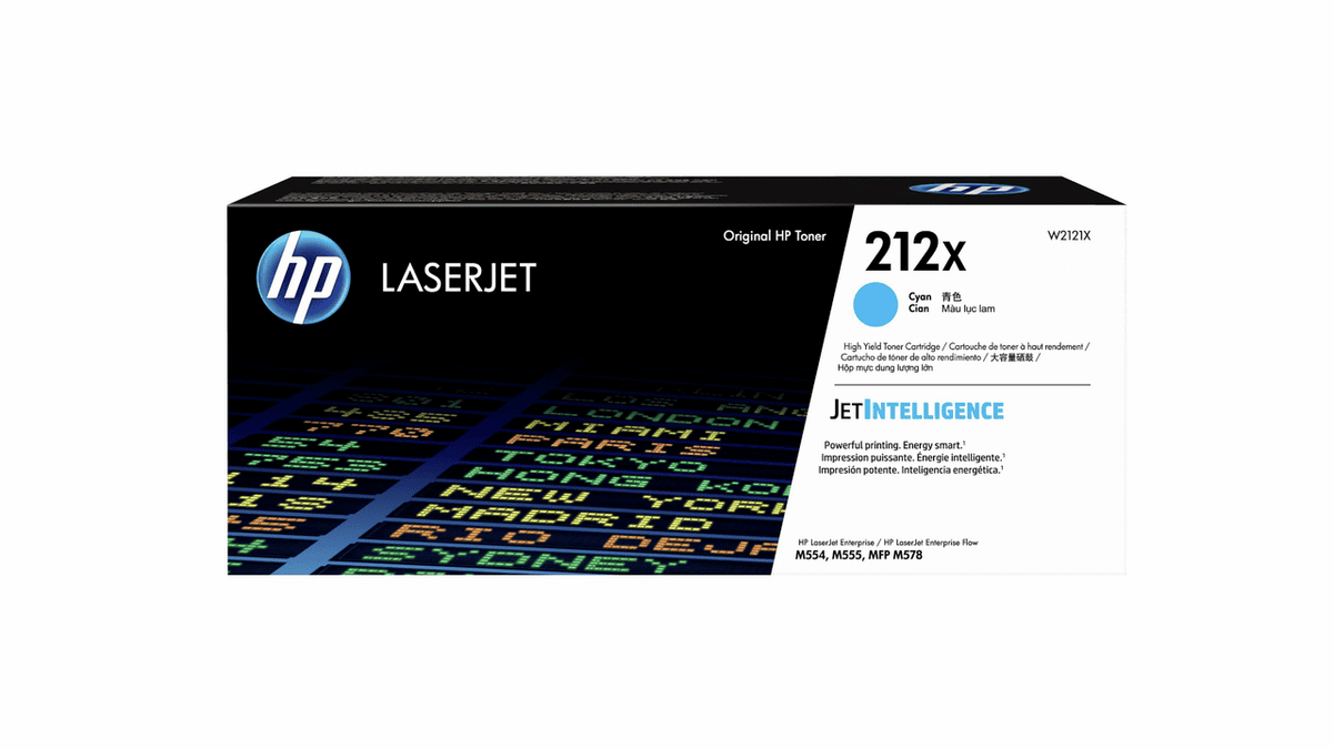 HP Toner 212X / W2121X Cyan XL