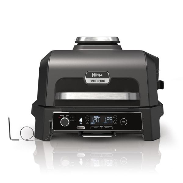 SharkNinja elektrischer Grill Ninja Woodfire Pro XL / OG850EU Schwarz, Grau