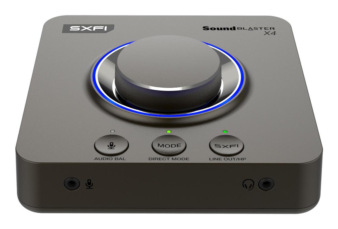 Creative Carte son Sound Blaster X4 / 70SB181500000 Noir