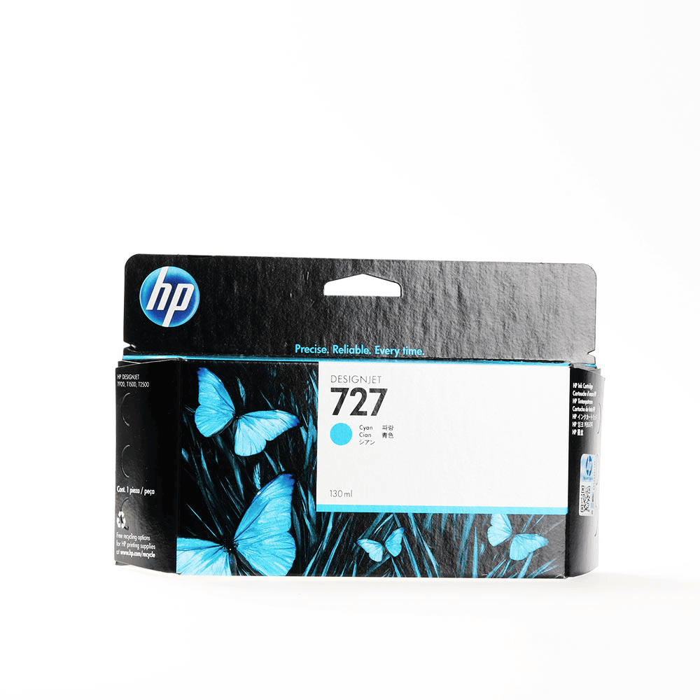 HP Tinte 727 / B3P19A Cyan