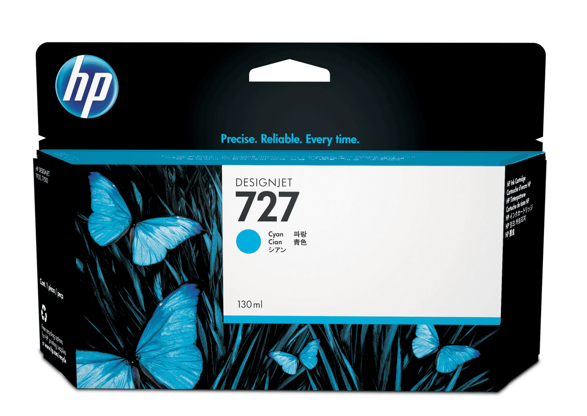 HP Inchiostro 727 / B3P19A Ciano XL