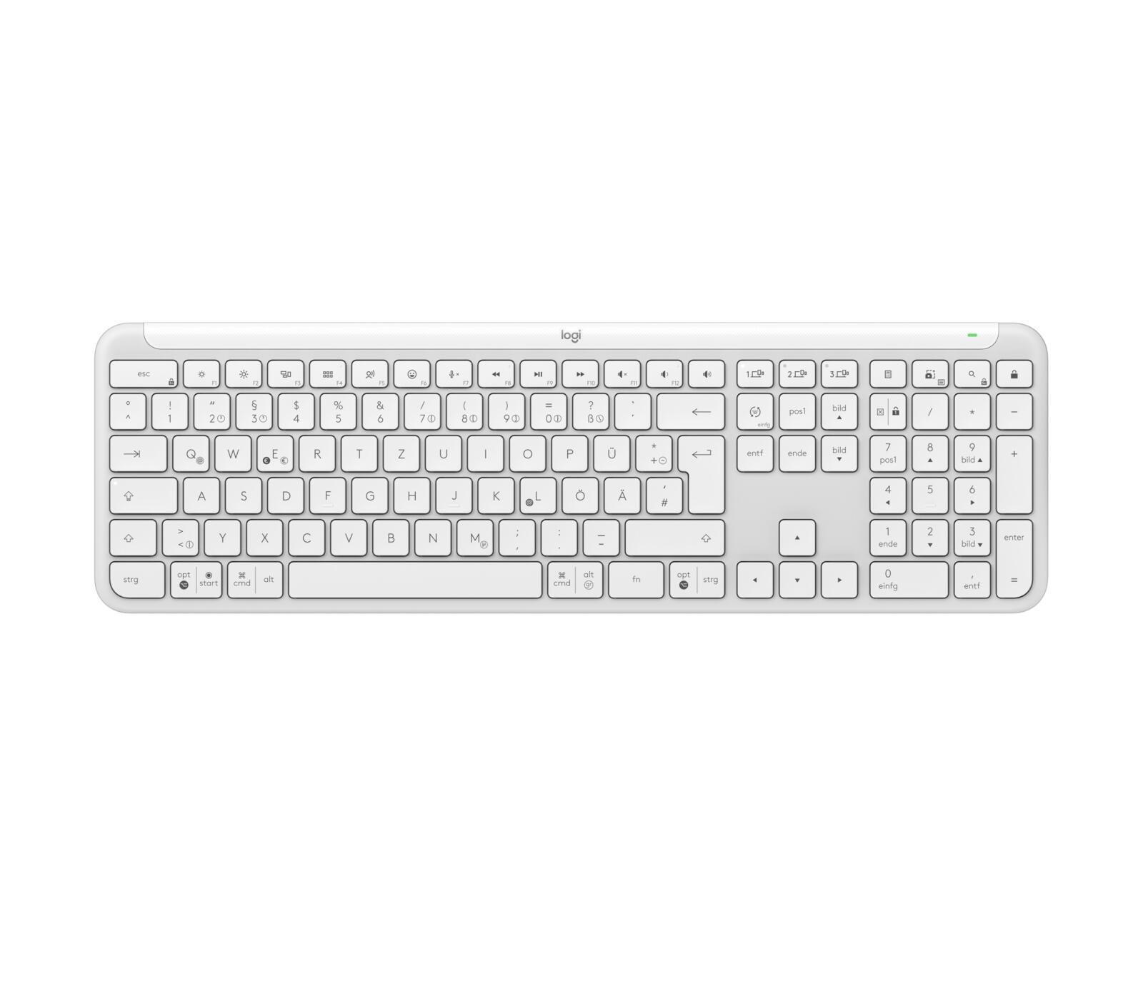 Logitech Teclado K950 Signature Slim / 920-012452 Blanco