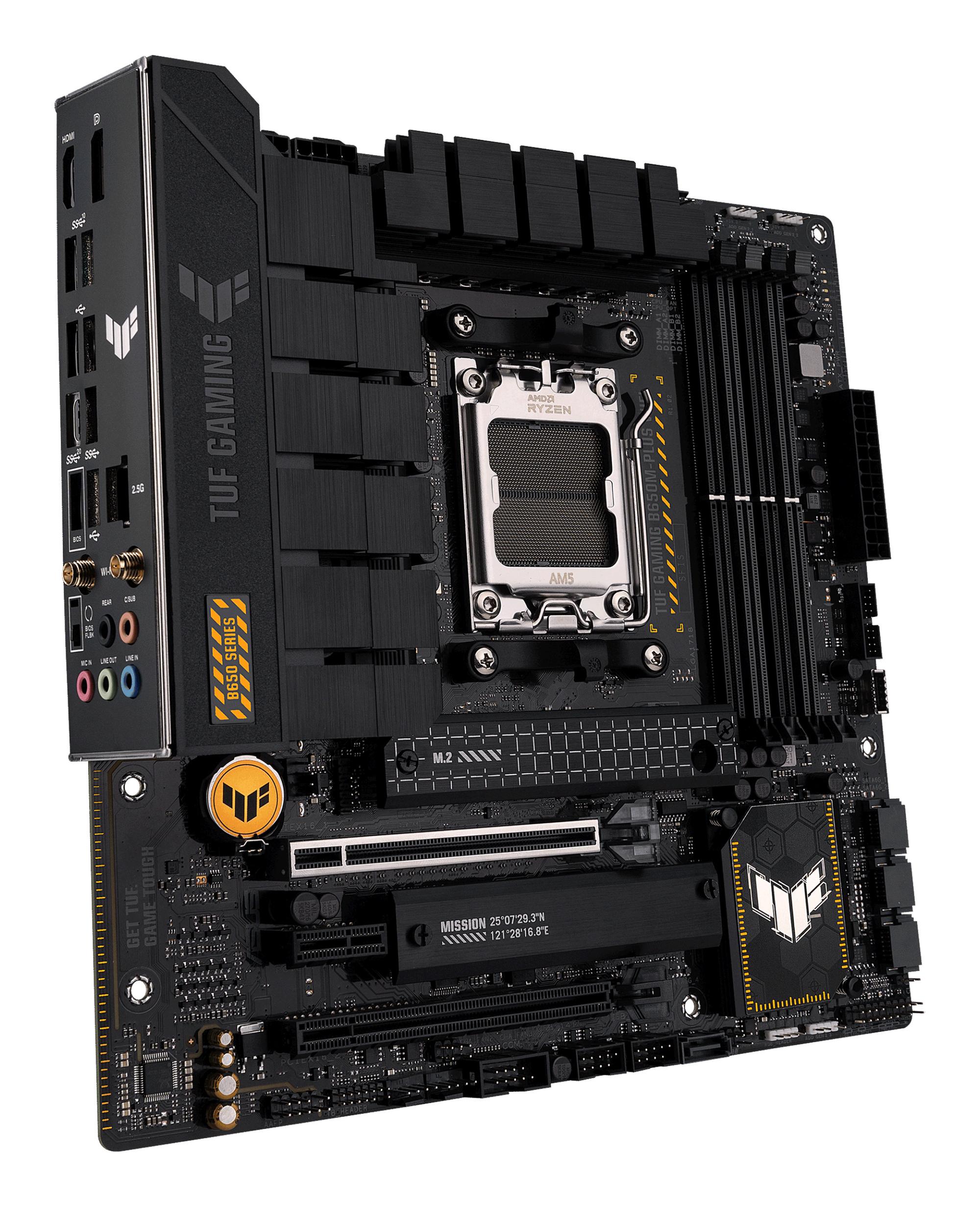 ASUS Placa base TUF GAMING B650M-PLUS WIFI / 90MB1BF0-M0EAY0 Negro