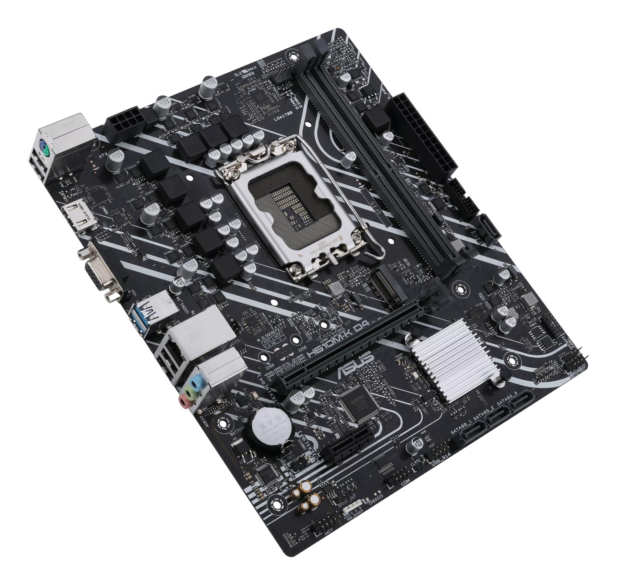 ASUS Mainboard PRIME H610M-K D4 / 90MB1A10-M0EAY0 Schwarz