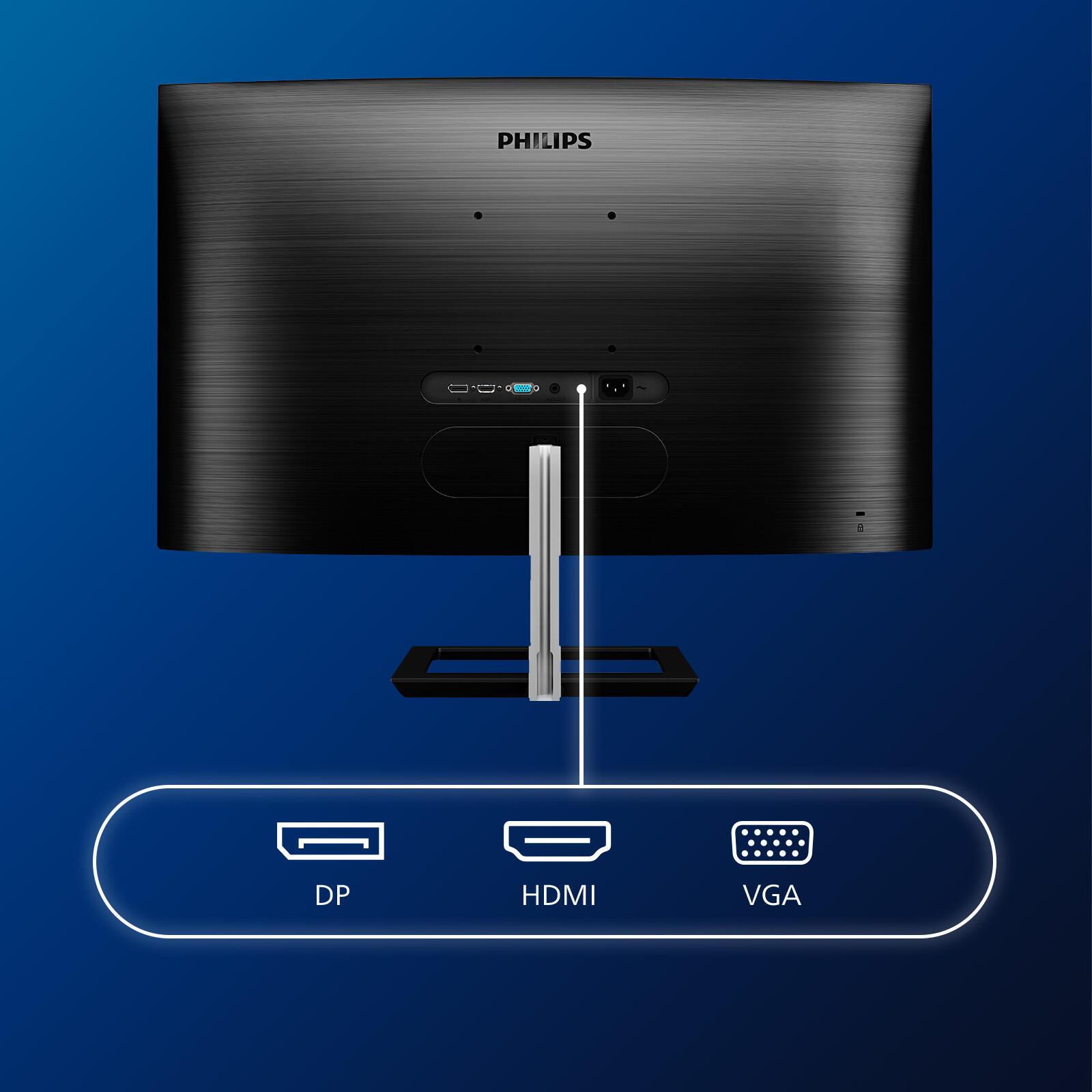 Philips Monitor 322E1C / 322E1C/00 Nero 80 cm (31,5")