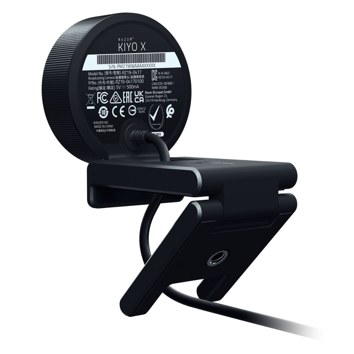 Razer Webcam Kiyo X / RZ19-04170100-R3M1 Schwarz