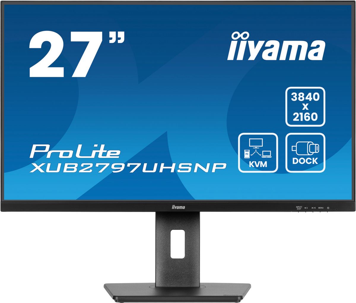 IIYAMA Monitor ProLite XUB2797UHSNP / XUB2797UHSNP-B1 Schwarz