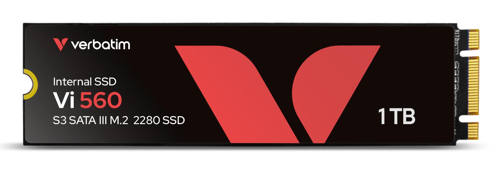 Verbatim M.2 SSD Vi560 1TB / 49364 Schwarz