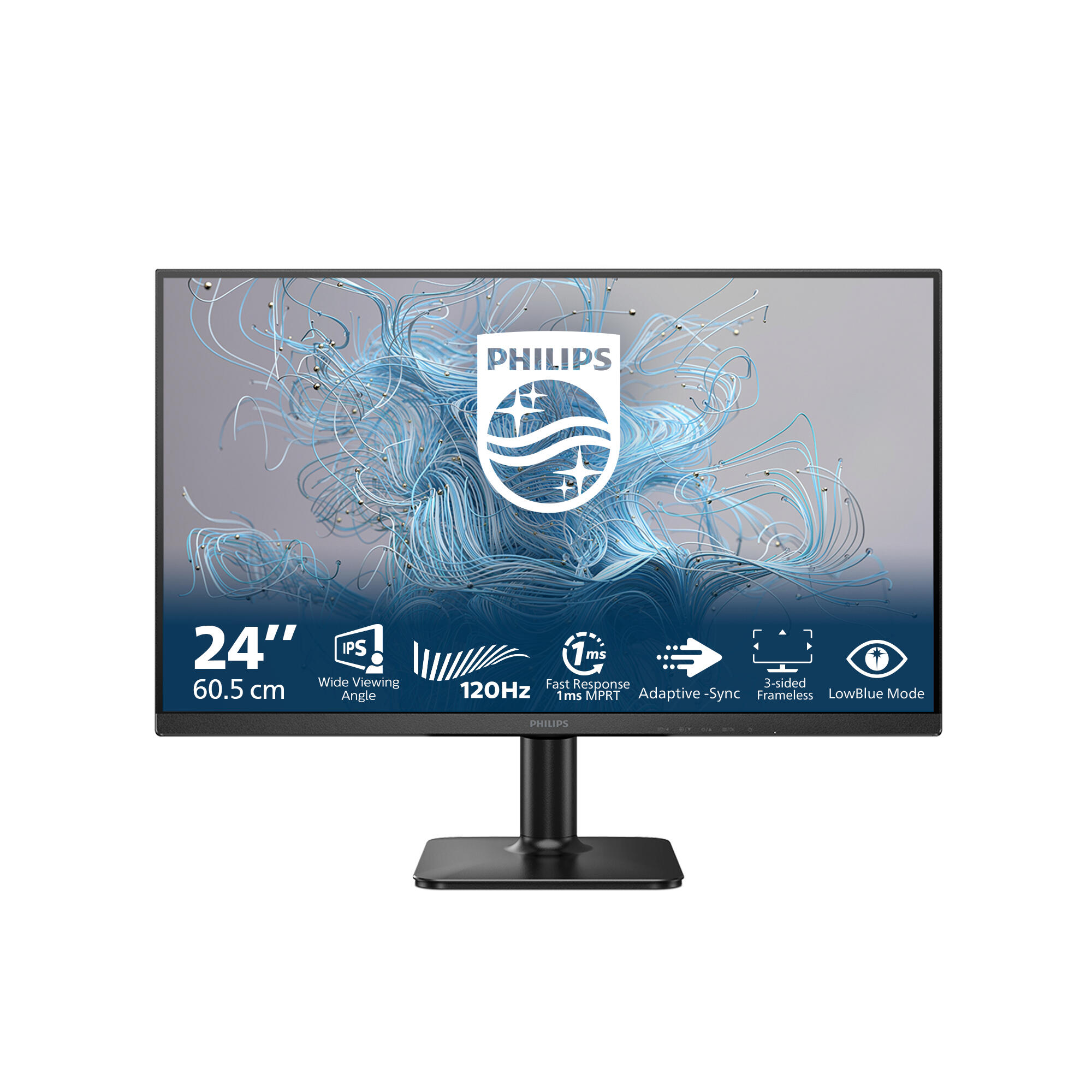 Philips Monitor 1000 Series 24E2N1110 / 24E2N1110/00 Black 60.5 cm (23.8")
