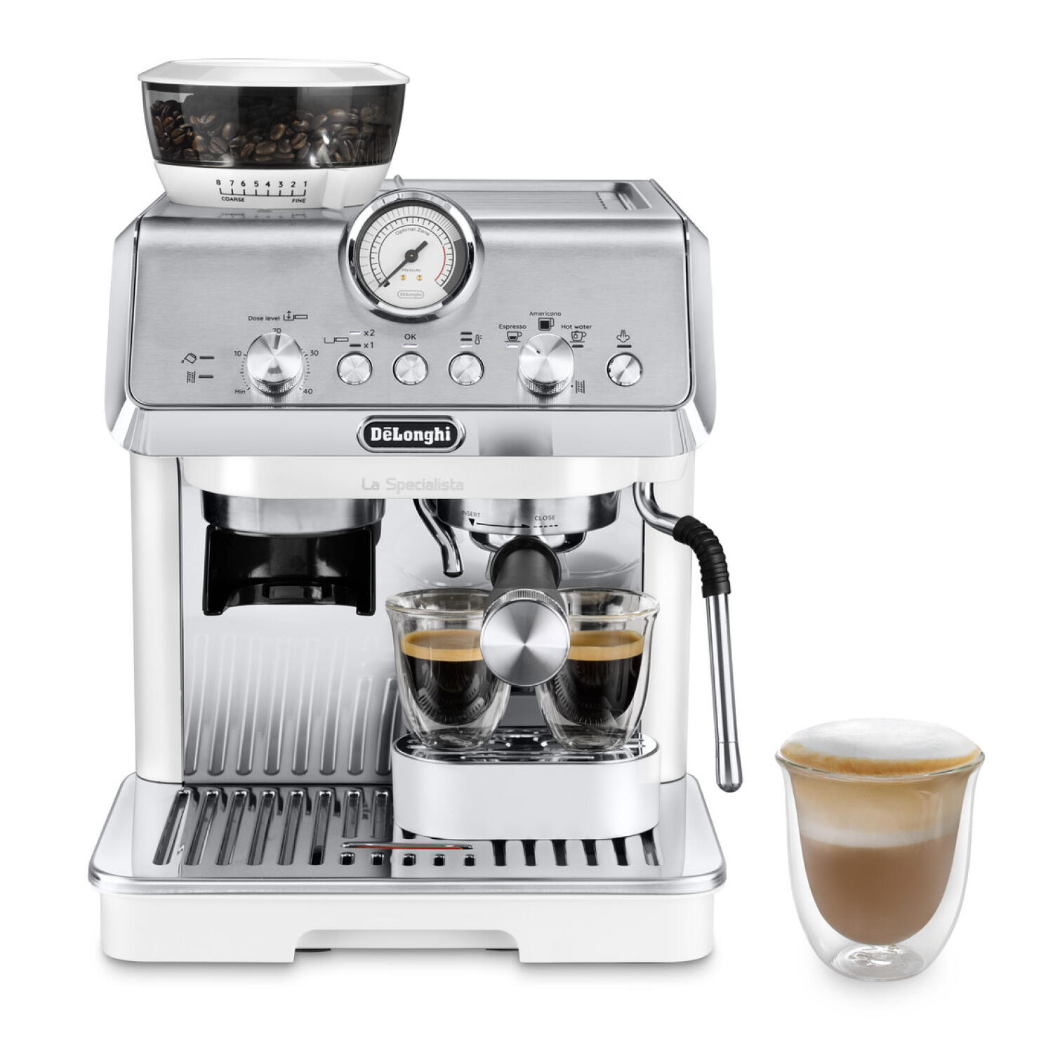 De’Longhi Siebträgermaschine La Specialista Arte / EC9155.W Weiß