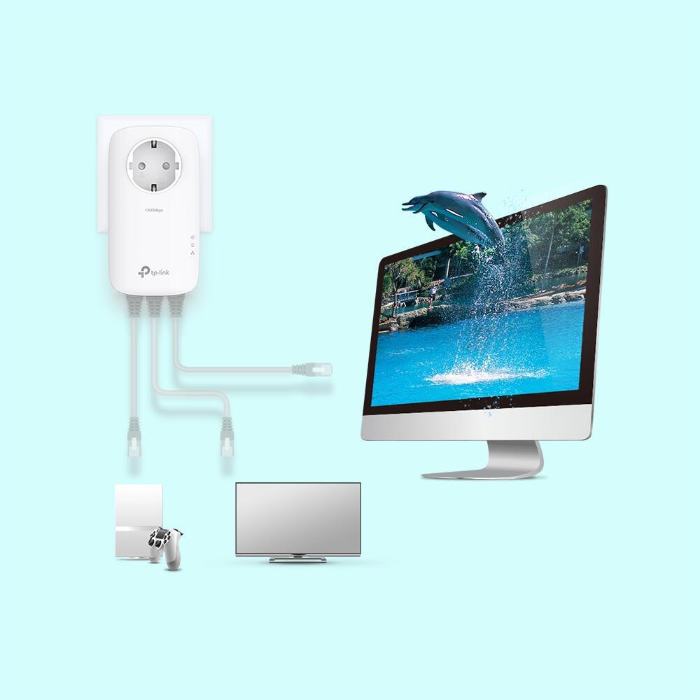 TP-Link Estación eléctrica TL-PA8033P Kit / TL-PA8033P KIT Blanco Multipack