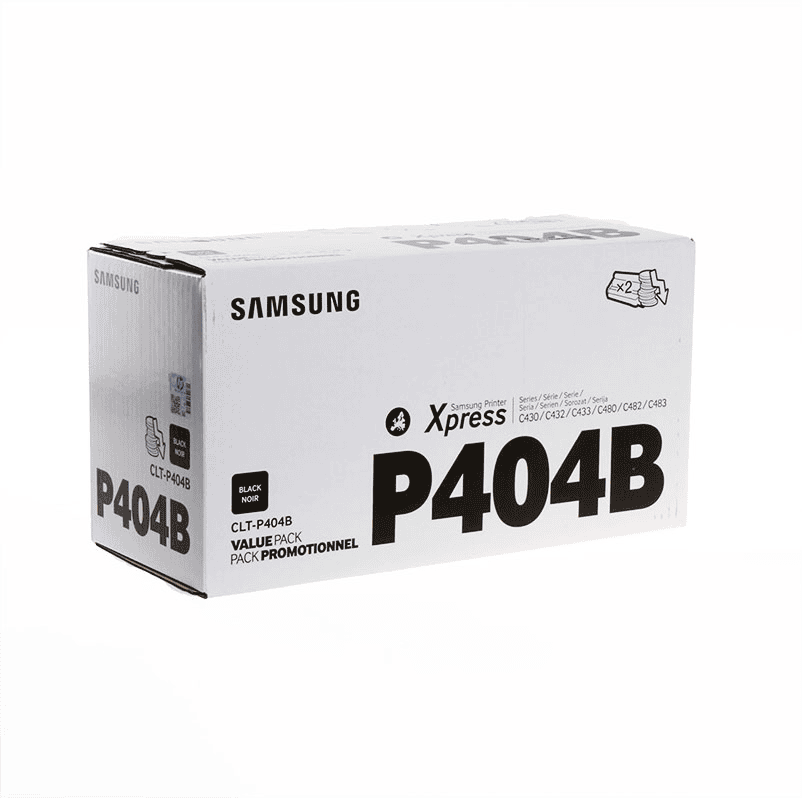 Samsung Toner CLT-P404B / SU364A Schwarz Doppelpack