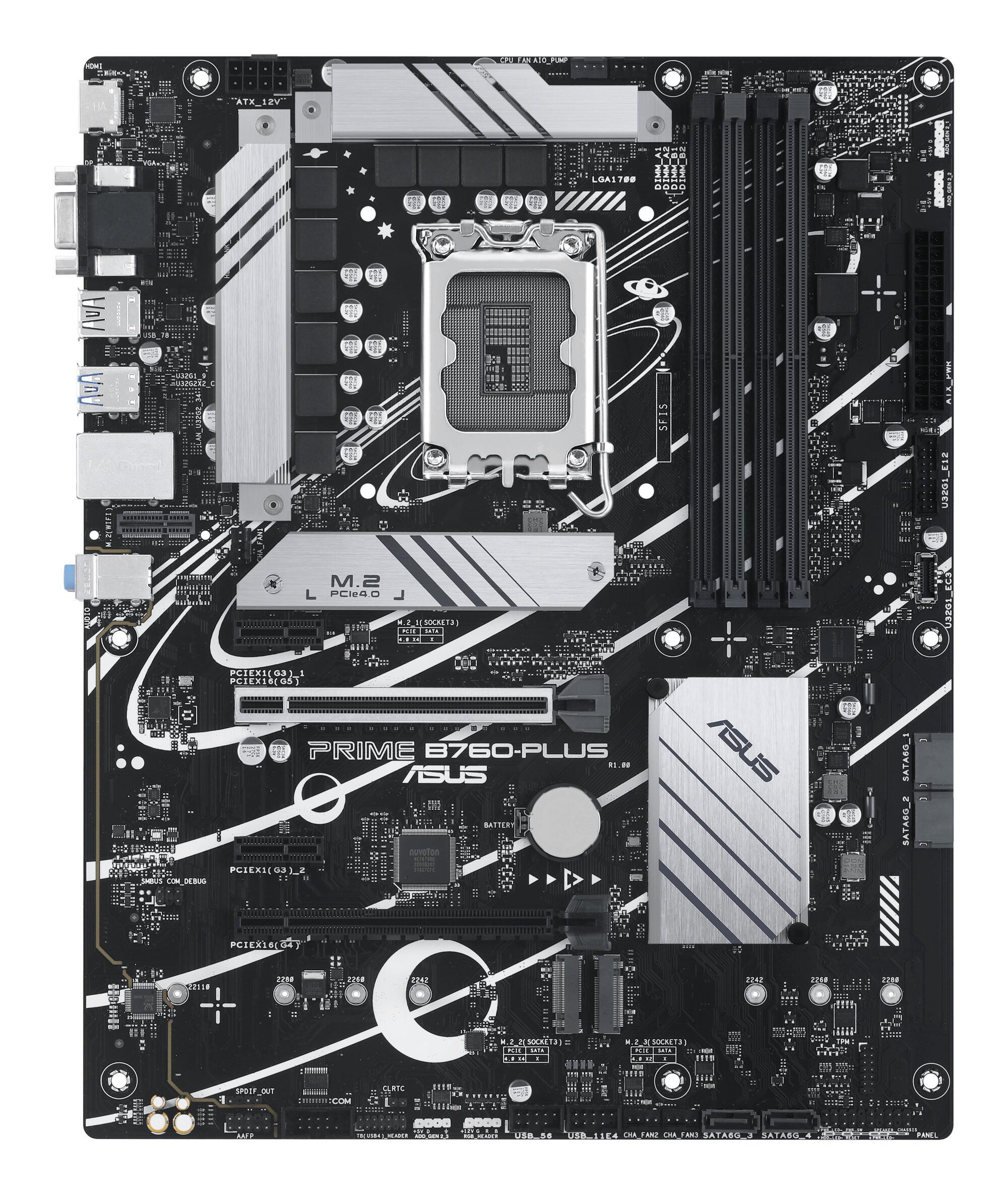 ASUS Mainboard Prime B760-Plus / 90MB1EF0-M1EAY0 Black