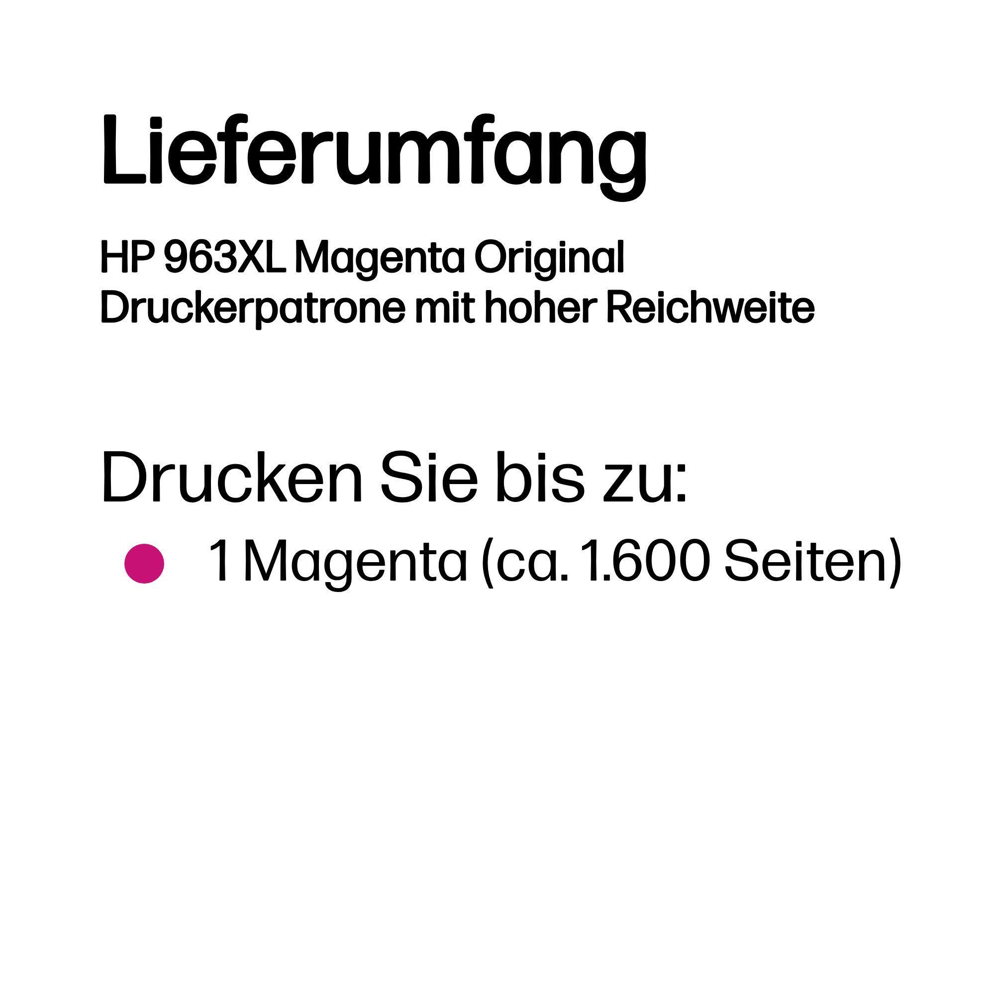 HP Tinte 963XL / 3JA28AE Magenta XL