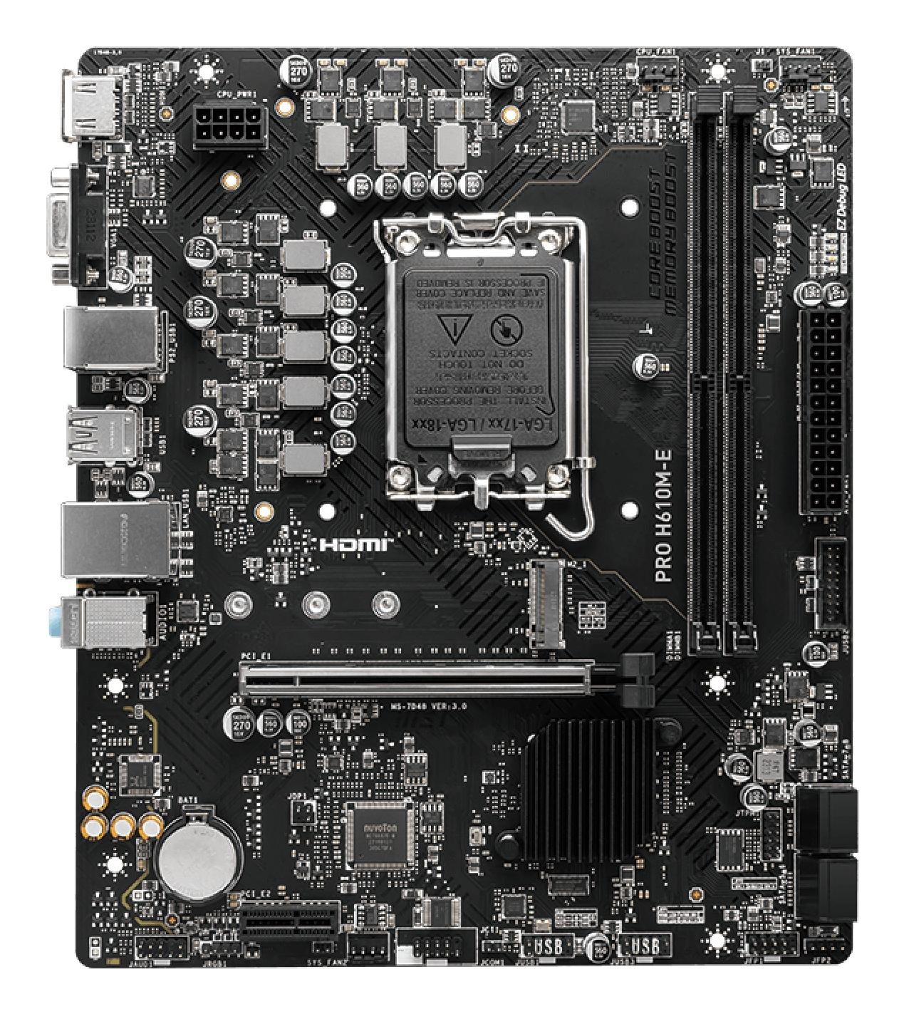 MSI Mainboard PRO H610M-E / 7D48-019R