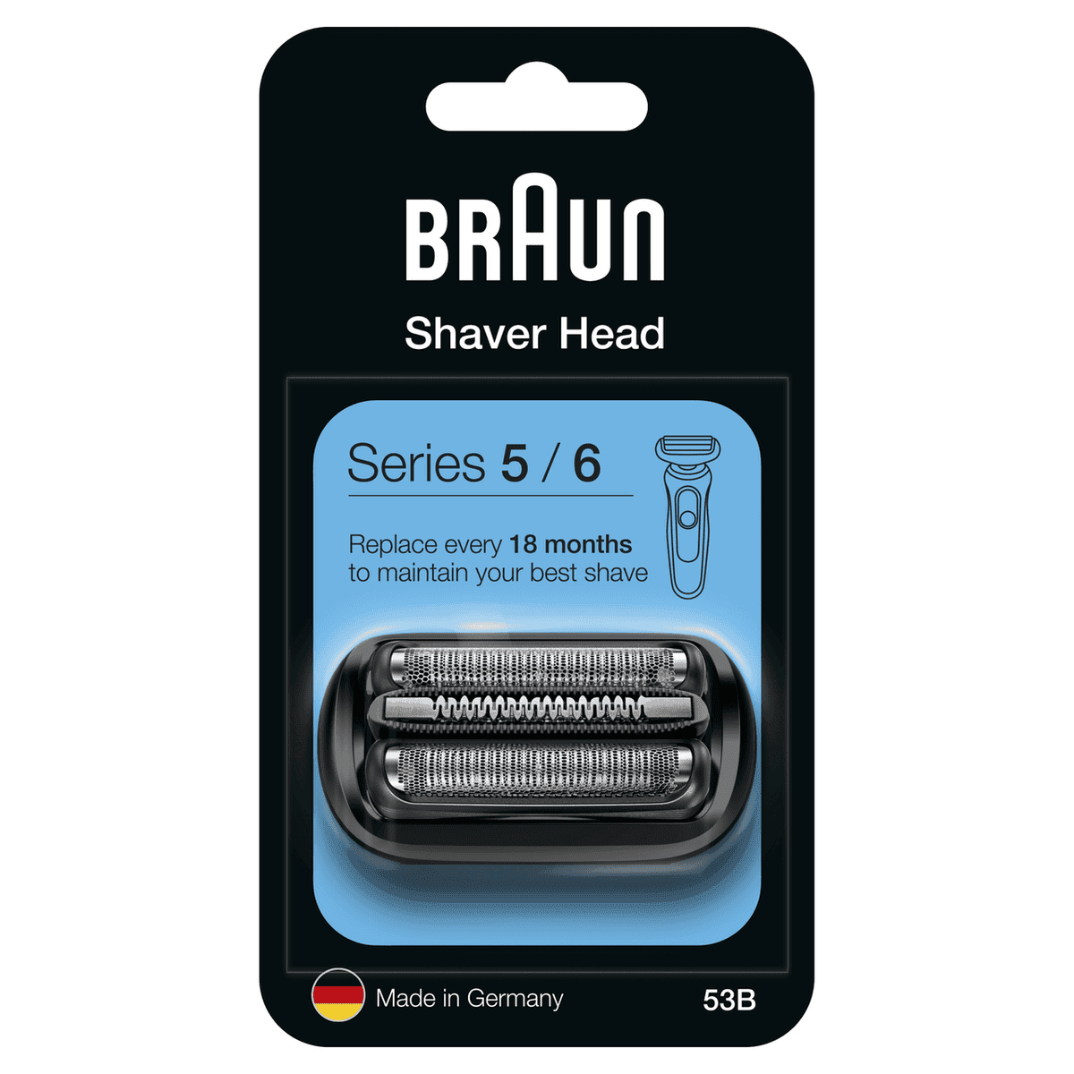 Braun Rasierklinge 53B Kombipack / 263067 Schwarz