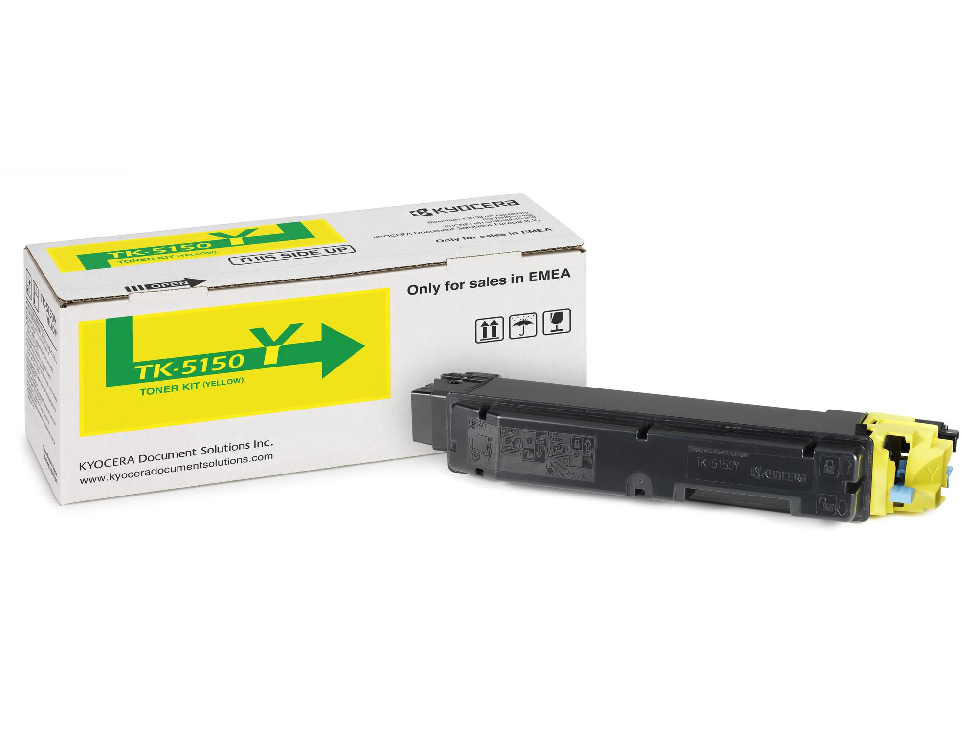 KYOCERA Tóner TK-5150Y / 1T02NSANL0 Amarillo Standard