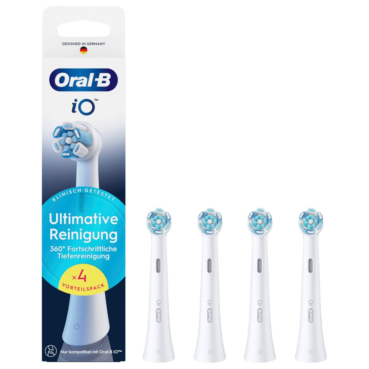 Oral-B Brosse à dents sonique iO Ultimative Reinigung / 8700216195027 Blanc 4-Pack