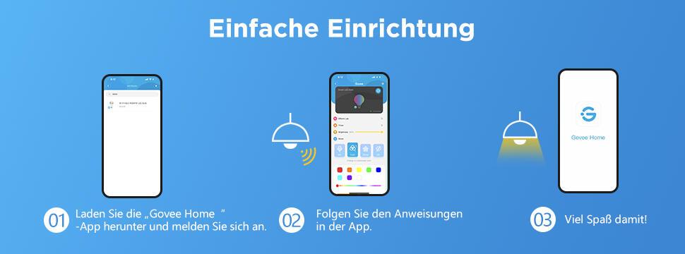 Govee LED Glühbirne RGBWW Smart LED Bulb / H6009 Weiß