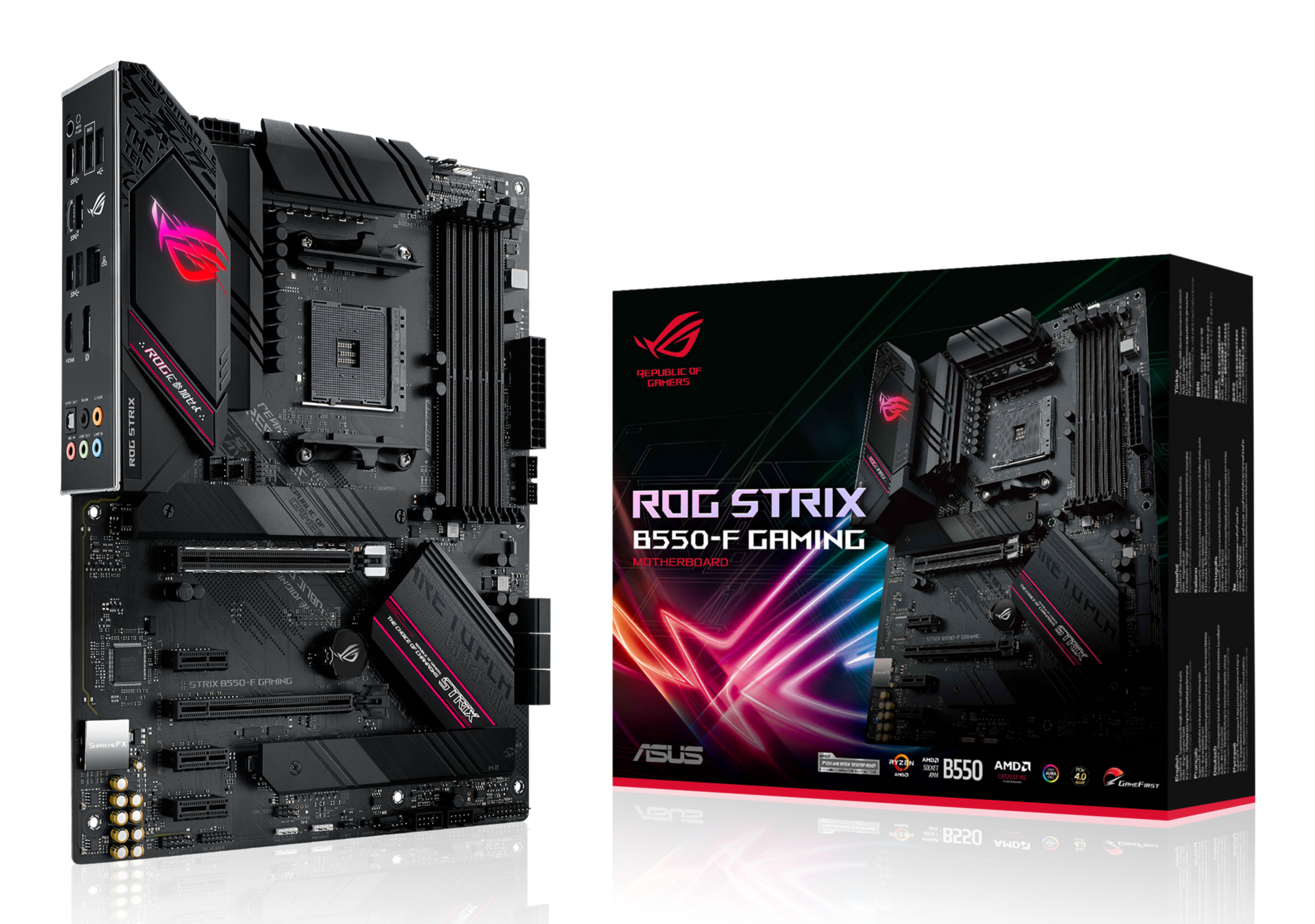 ASUS Mainboard ROG STRIX B550-F GAMING / 90MB14S0-M0EAY0 Black