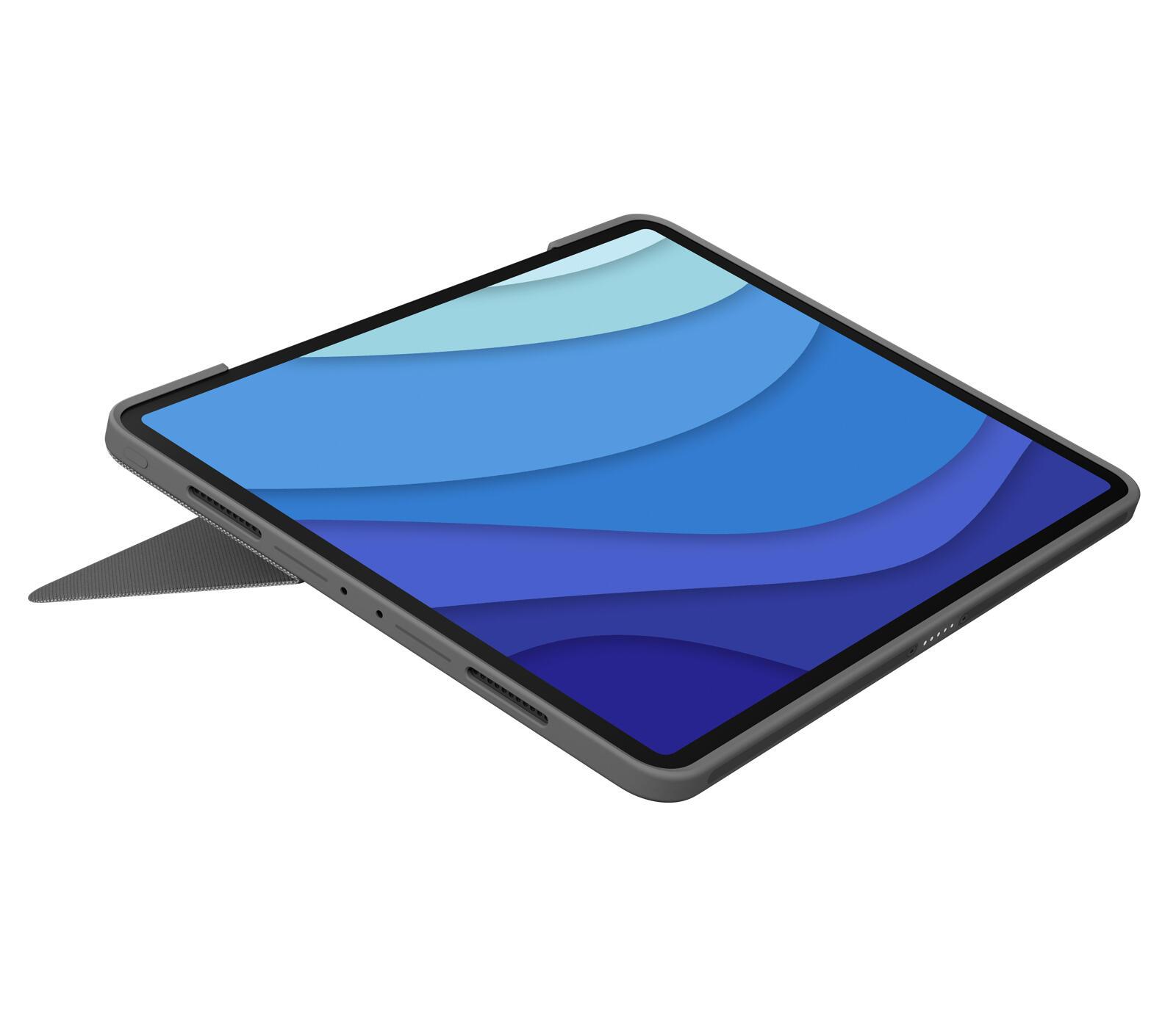 Logitech Coperchio e tastiera Combo Touch iPad Pro / 920-010208 Grigio