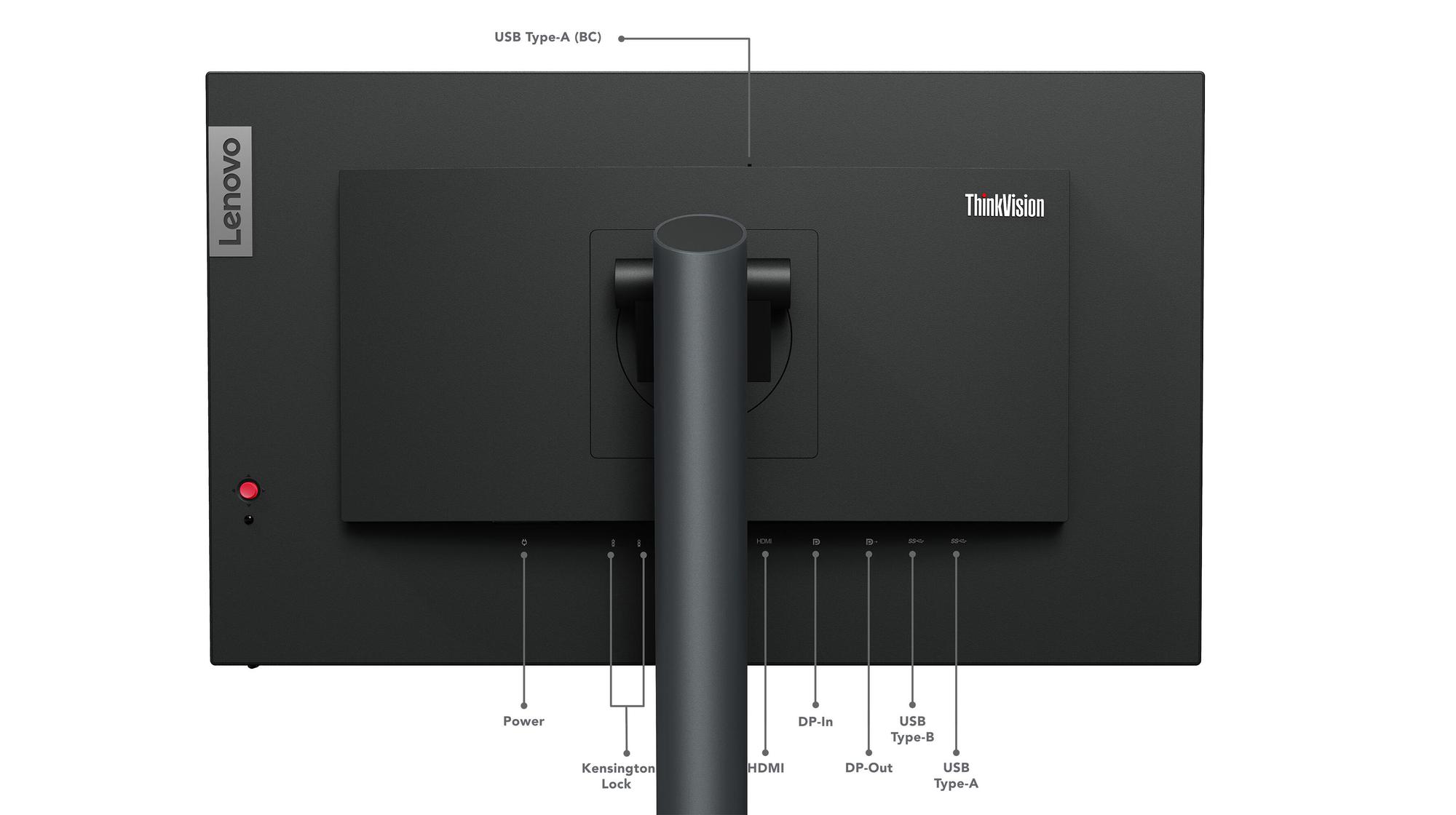 Lenovo Monitor P24q-30 / 63B4GAT6EU Negro 60,5 cm (23,8")