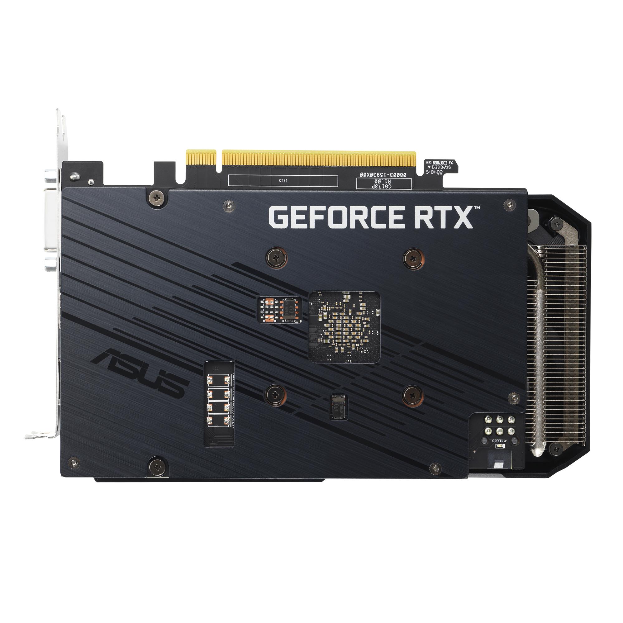 ASUS Graphics card Dual GeForce RTX 3050 V2 OC 8GB / 90YV0GH6-M0NA00 Black S